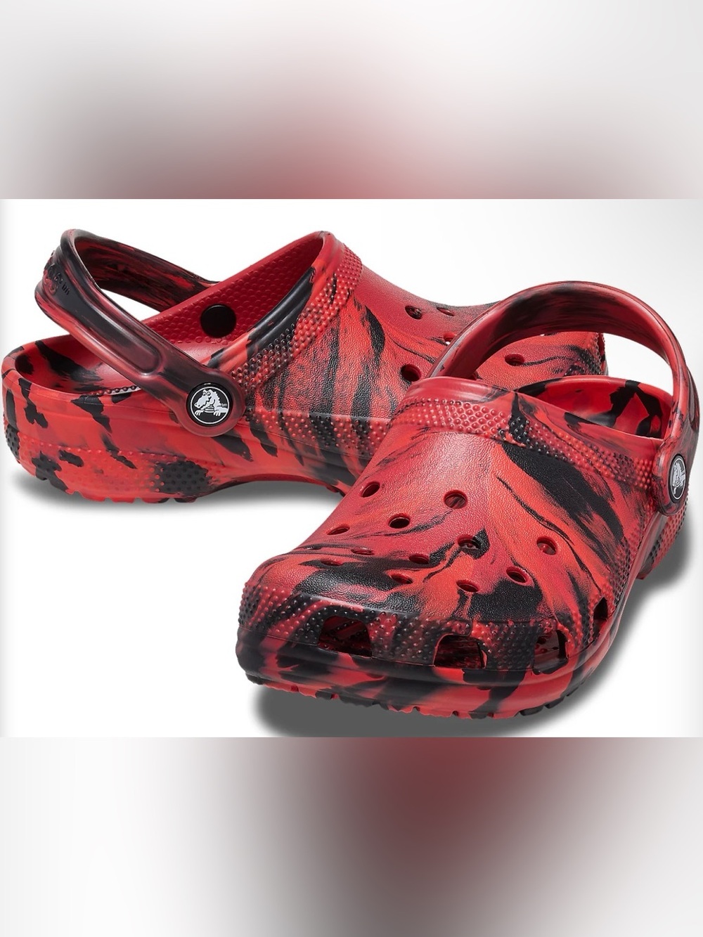 NWT Crocs Toddlers' Classic Marble Clogs C6